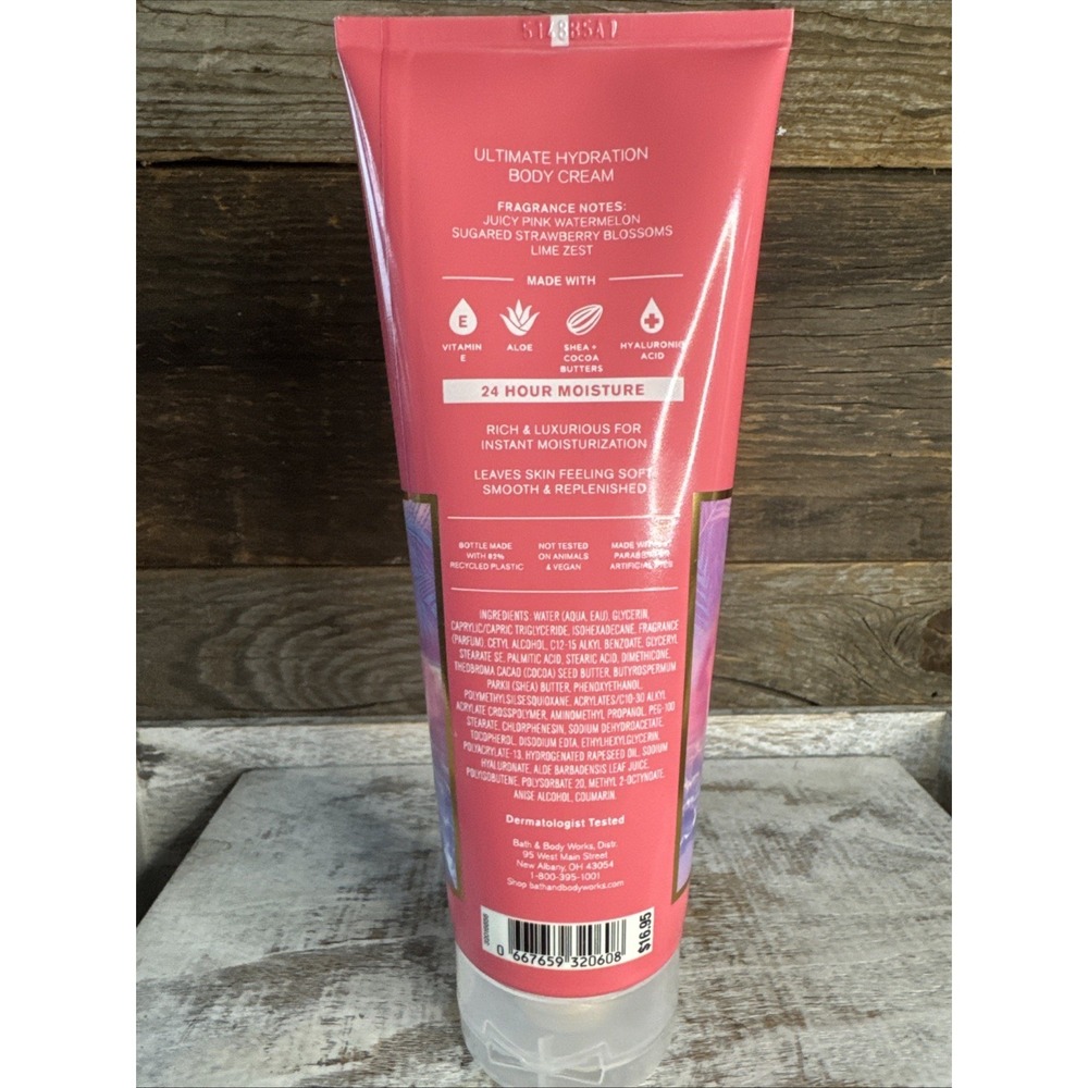 Bath & Body Works Pink Watermelon Blast Body Cream | MSRP = $17 - Picture 3 of 4